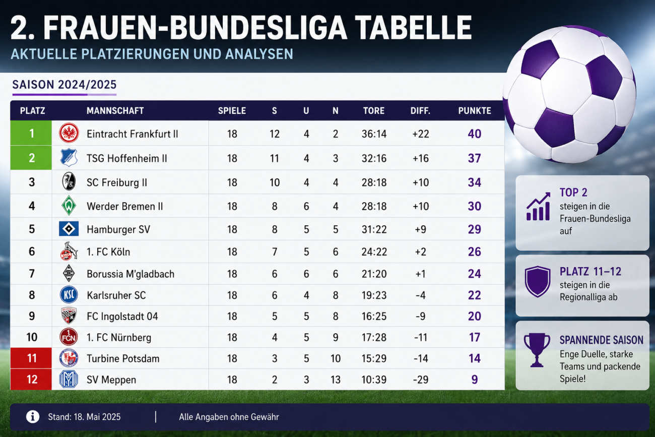 2. frauen-bundesliga tabelle