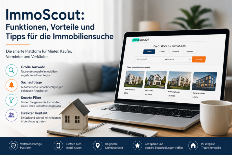 ImmoScout: Funktionen, Vorteile und Tipps für die Immobiliensuche