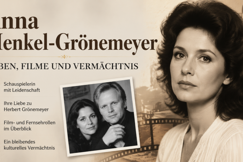 Anna Henkel-Grönemeyer: Leben, Filme und Vermächtnis