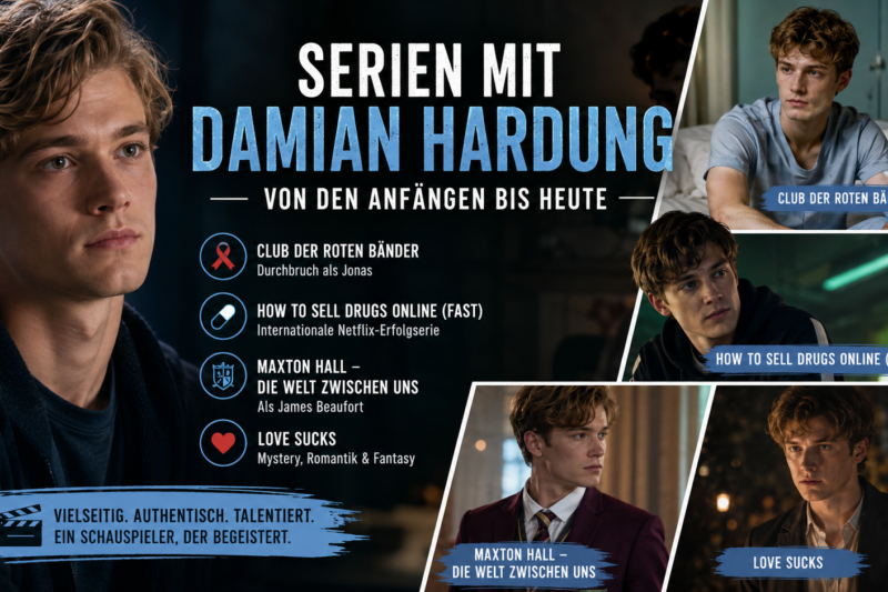Serien mit Damian Hardung: Von den Anfängen bis heute