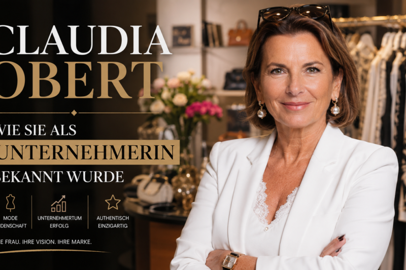 Claudia Obert: Wie sie als Unternehmerin bekannt wurde