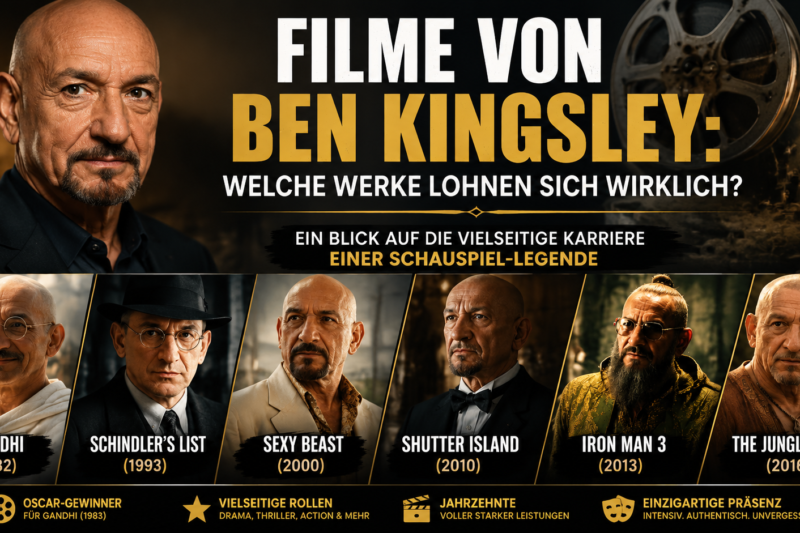 Filme von Ben Kingsley: Welche Werke lohnen sich wirklich?