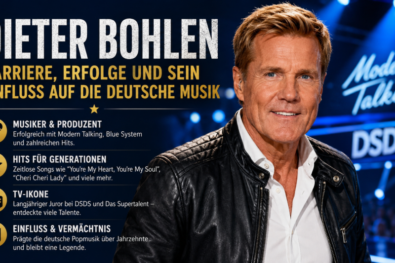Dieter Bohlen: Karriere, Erfolge und sein Einfluss auf die deutsche Musik