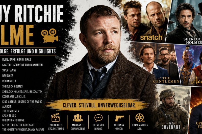 Guy Ritchie Filme: Reihenfolge, Erfolge und Highlights